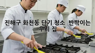 ✨ 진해구 화천동 단기 청소, ✨ 반짝이는 우리 집 ✨